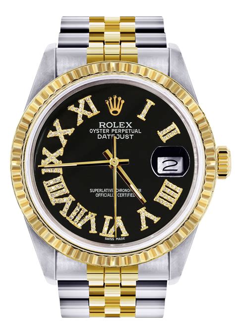 rolex roman numeral datejust with black|rolex roman numerals for sale.